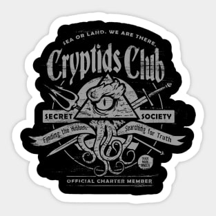 Cryptids Club Sticker